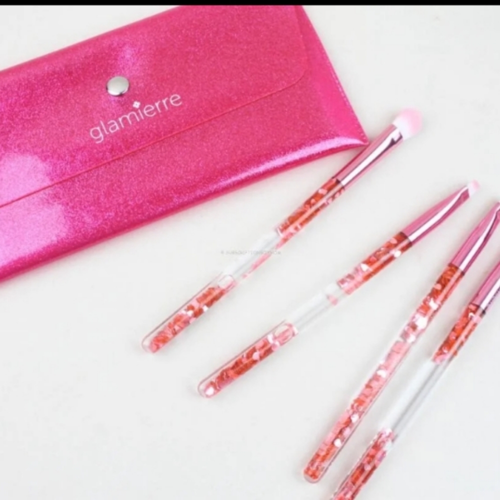 GLAMIERREPink Luxe Glitter Eye Brush Colle…